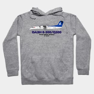 DeHavilland Canada Dash 8-300/Q300 - Great China Airlines Hoodie